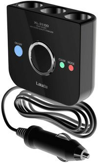 ノイズレス電源ソケット 3連 ブラック | Lauda OFFICIAL SHOP