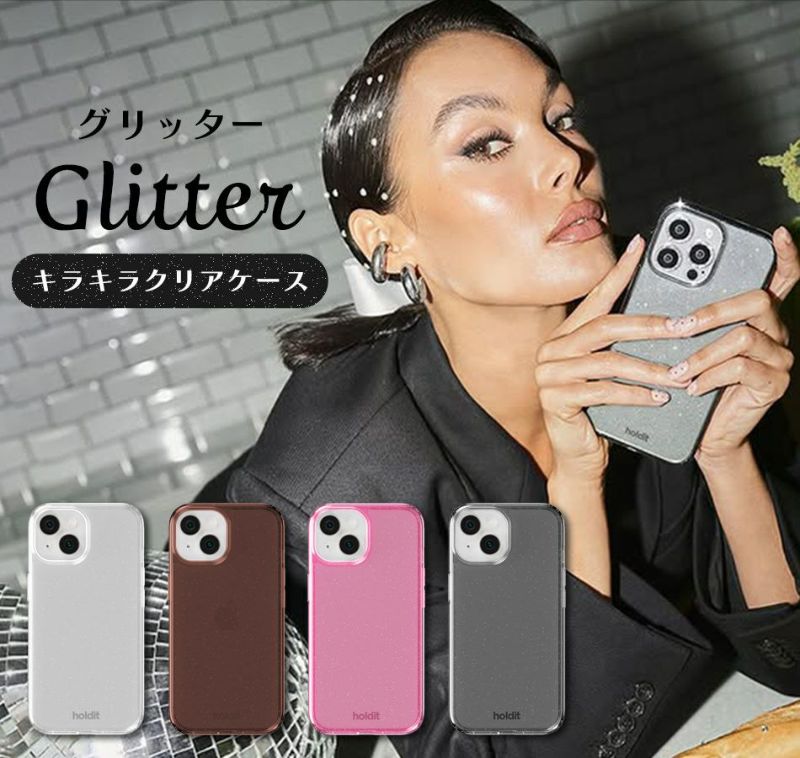 iPhone16ケースiPhoneクリアラメキラキラiPhone16e16e16iPhone1515Pro15ProiPhone14iPhone13iPhone12iPhone1114131212Pro11XRアイフォンiPhoneケースクリアケース透明かわいいおしゃれワイヤレス充電holdit北欧スウェーデン海外ブランド
