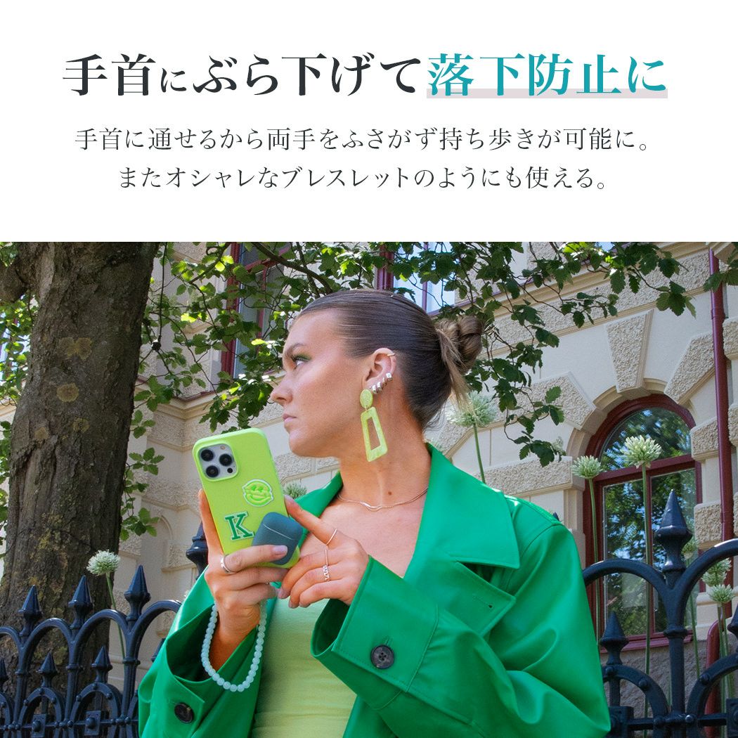 スマホ ストラップ 手首 おしゃれ 天然石 パワーストーン ホルダー 挟むだけ ストラップホルダー 携帯ストラップ スマホリング リング ハンド ハンドリング 全機種対応 落下防止 holdit ブランド 海外 スウェーデン iPhone16 Galaxy 携帯 可愛い かわいい スマホストラップ