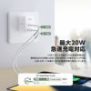 AceFast ブランド USB-C USB-A 急速充電器 PD 20w 2ポート AC チャージャー ACアダプター USBアダプター 充電器 Type-C Type-A 高速充電 折りたたみ式 小型 コンパクト TypeC iPhone iPad スマホ エースファスト