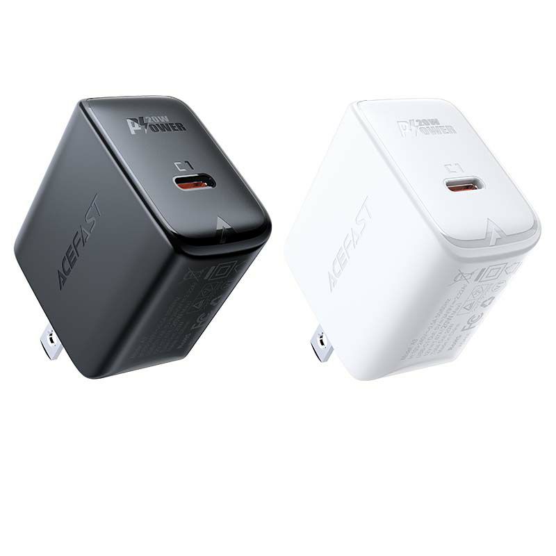 AceFast ブランド Type-C 急速充電器 PD 20w AC チャージャー ACアダプター USBアダプター 充電器 USB-C 1ポート 高速充電 AC充電器 折りたたみ式 小型 TypeC iPhone iPad アイフォン スマホ エースファスト