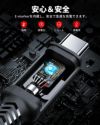 AceFast ブランド Type-c -Type-c ケーブル 2m 急速充電 充電ケーブル 急速 PD 100w USB-C TypeC USB 高速充電 480Mbps 耐久 強化コネクタ PD対応 黒 Black グレー iPad MacBook Pro エースファスト iPhone16