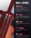 AceFast ブランド Type-c -Type-c ケーブル 2m 急速充電 充電ケーブル 急速 PD 100w USB-C TypeC USB 高速充電 480Mbps 耐久 強化コネクタ PD対応 黒 Black グレー iPad MacBook Pro エースファスト iPhone16